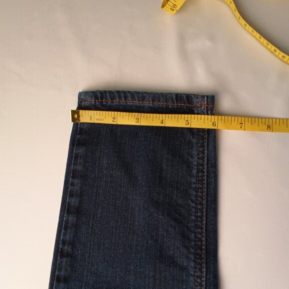 Men's Express Jeans Size 29x34 Skinny Leg Dark Wash - Picture 9 of 9